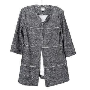 Cabi The Times Gray Long Blazer Jacket Sz S
